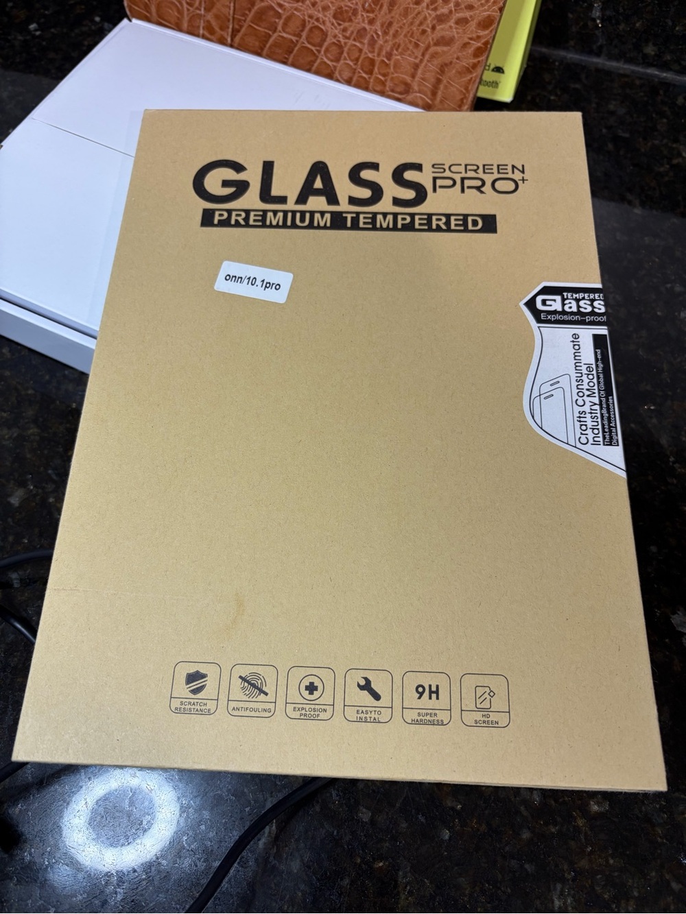 ONN 10.1" Tablet Pro in Black w/New Screen Protector, Charging Cable, & Case - Picture 4 of 10